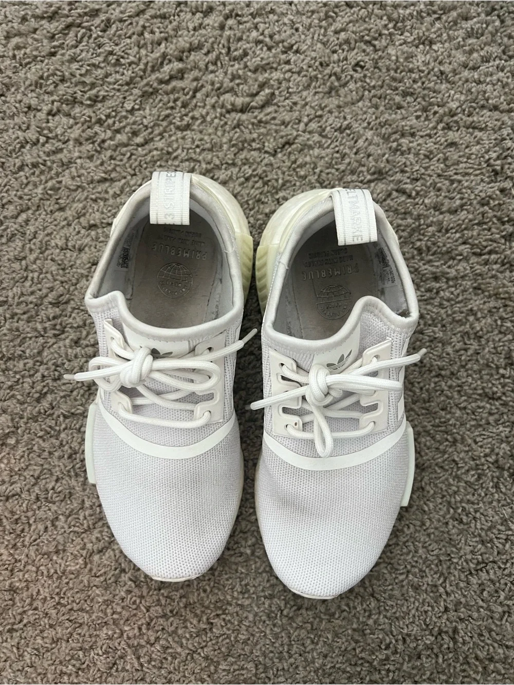 adidas White NMD_R1 Sneakers